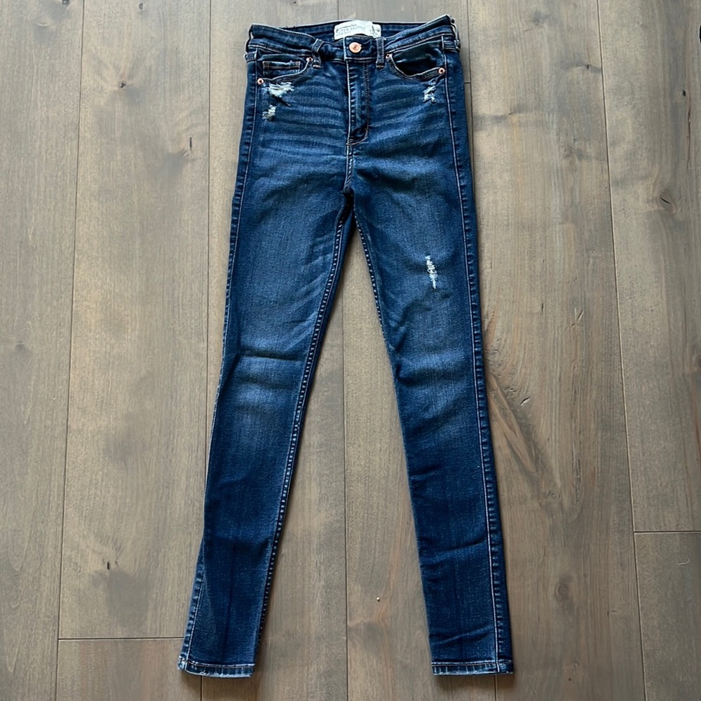 Abercrombie & Fitch Super Skinny High Rise Jeans